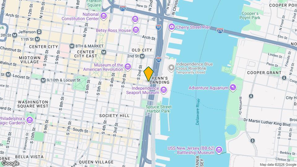 138 S Front St Map and Location Details