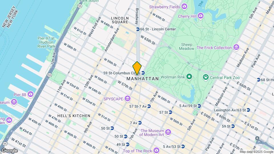 80 Columbus Cir Map and Location Details