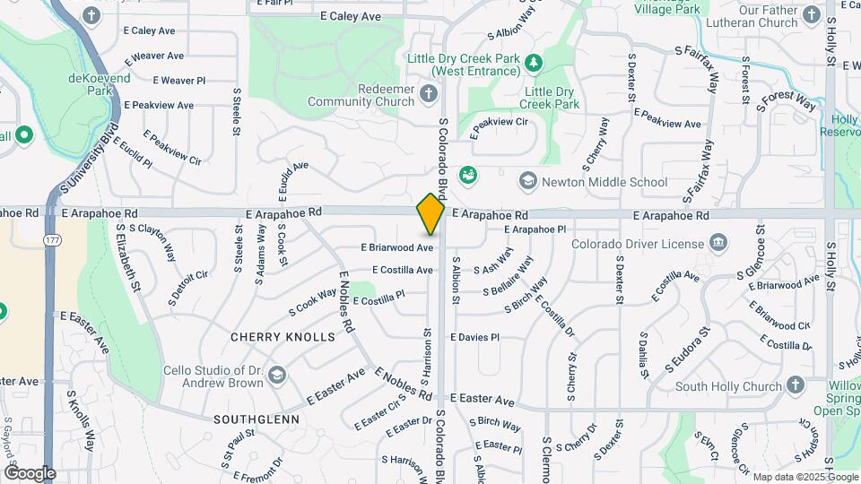 3953 E Briarwood Ave Map and Location Details