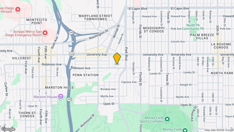 1714 Robinson Ave Map and Location Details