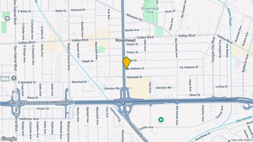 3722-3728 1/2 Rosemead Blvd Map and Location Details