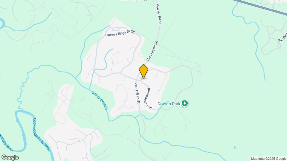 621 Riverwood Dr SE Map and Location Details