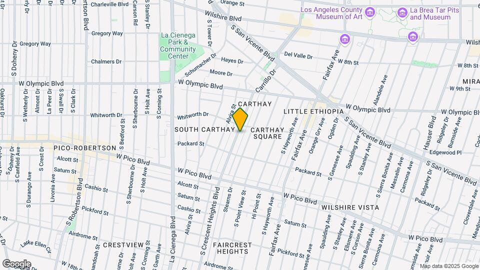 1122 S Crescent Heights Blvd Map and Location Details