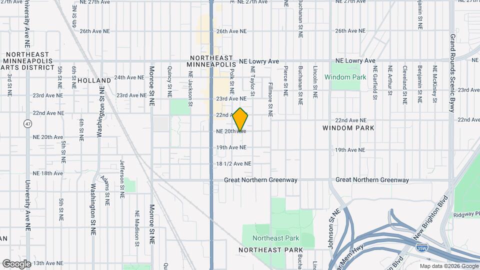 1010 NE 20th Ave Mapa y Detalles de la Ubicación
