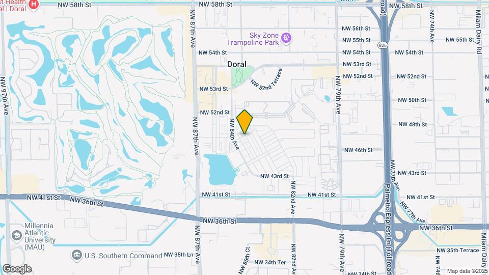 4889 NW 83rd Path Map and Location Details