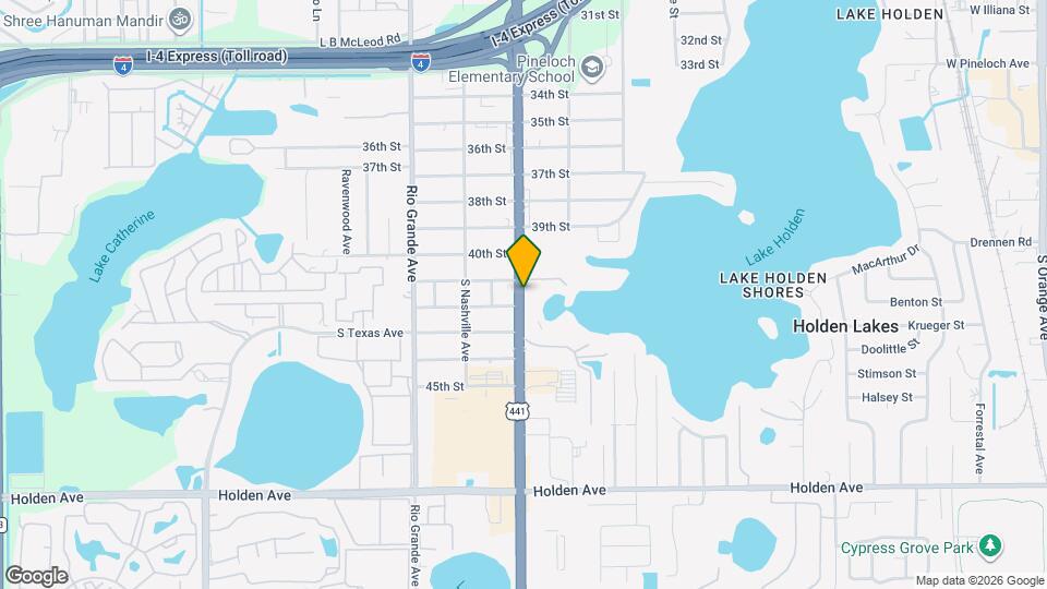 4177 S Orange Blossom Trl Map and Location Details