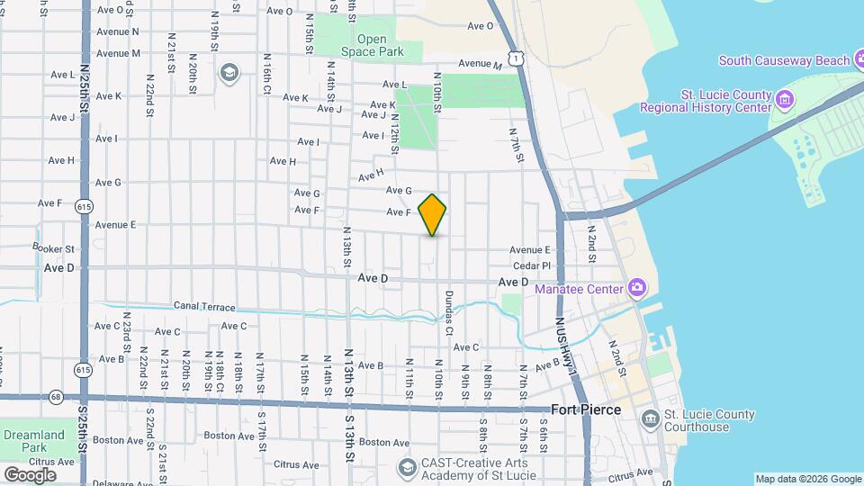 527 N 10th St Map and Location Details