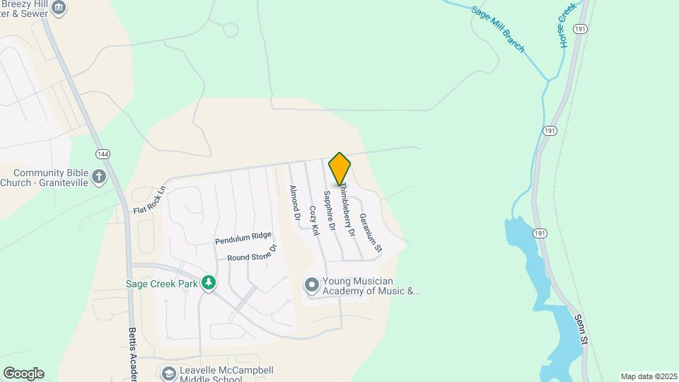 4141 Thimbleberry Dr Map and Location Details