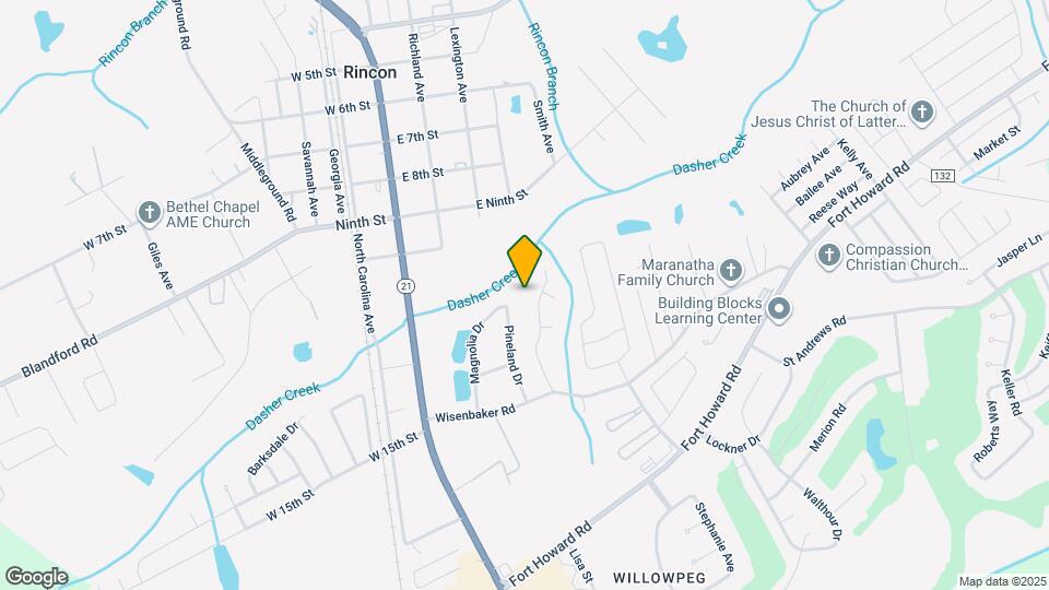 211 Woodbury Ln Map and Location Details