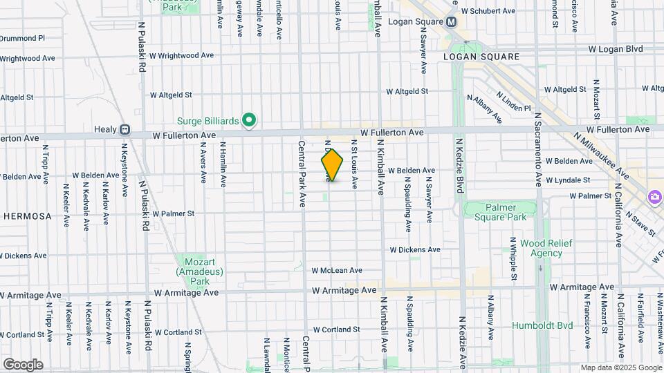 3534 W Lyndale St Mapa y Detalles de la Ubicación