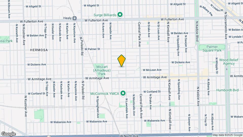 3716 W McLean Ave Map and Location Details