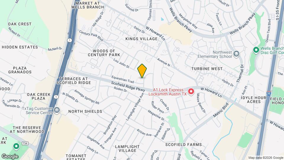 13506 Lamplight Village Ave Map and Location Details