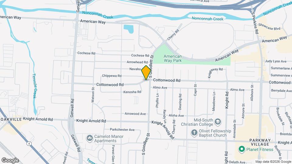 4253 Cottonwood Rd Map and Location Details