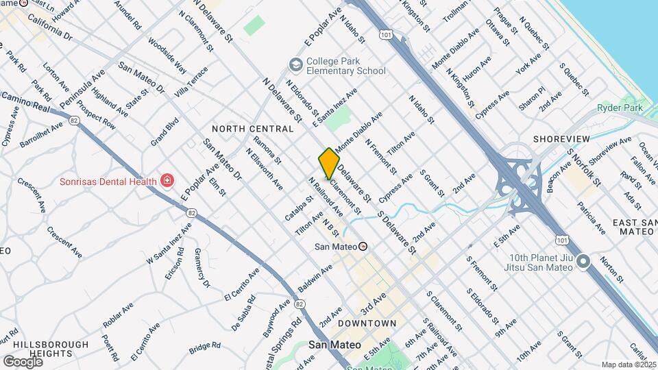 127 N Claremont St Map and Location Details