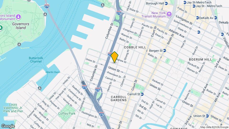 200 Sackett St, Unit 1F Map and Location Details