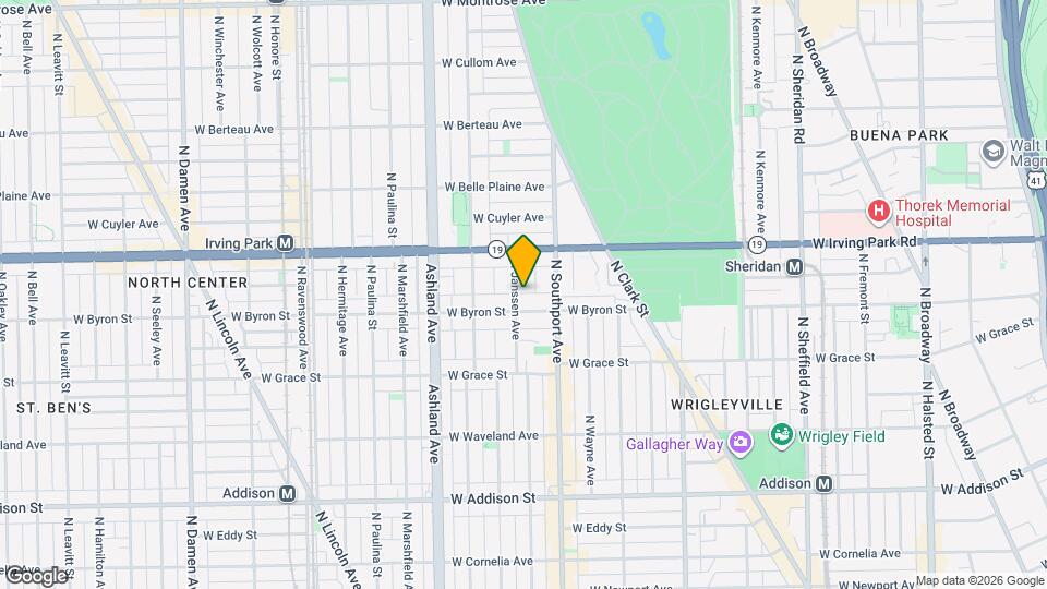 3913 N Janssen Ave, Unit E3 Mapa y Detalles de la Ubicación