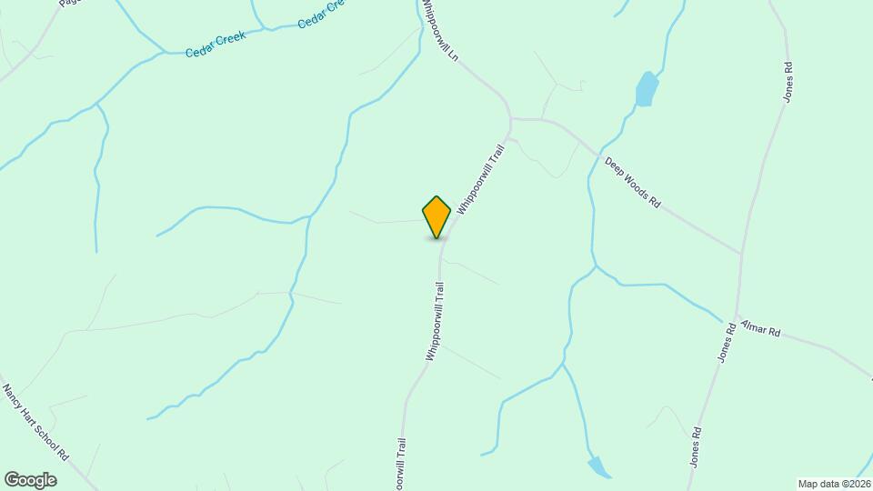 2600 Whippoorwill Trail Map and Location Details