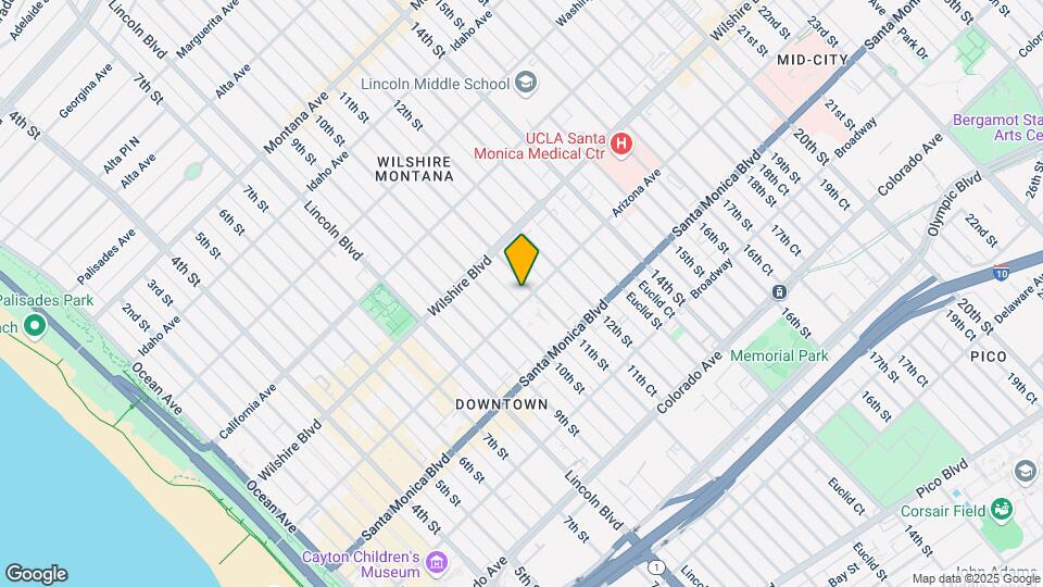1252 11th St, Unit 207 Mapa y Detalles de la Ubicación