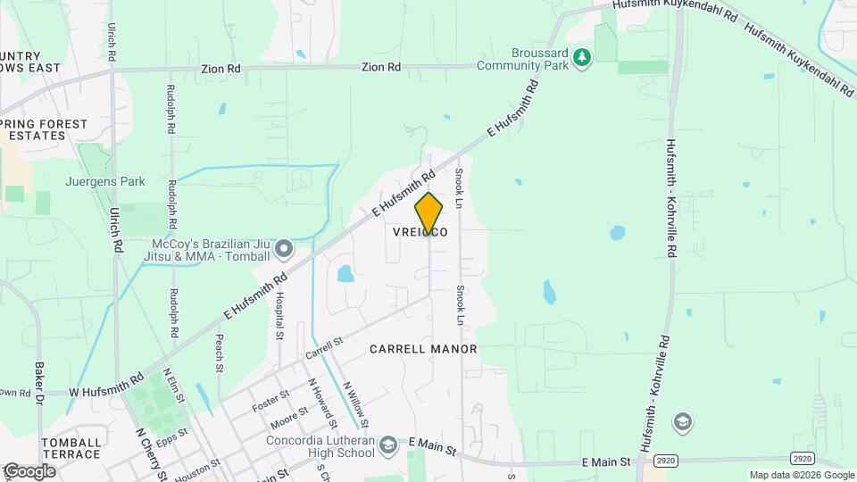 1163 Lovett St Map and Location Details