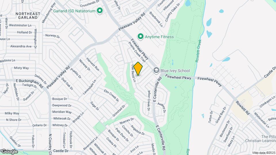 1702 Pecan View Dr Map and Location Details