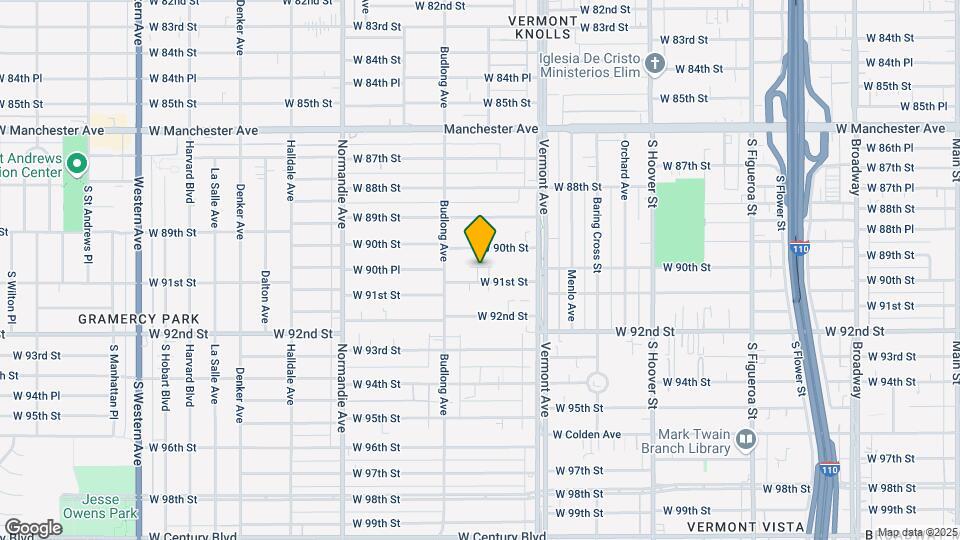 1111-1117 W 91st St Mapa y Detalles de la Ubicación