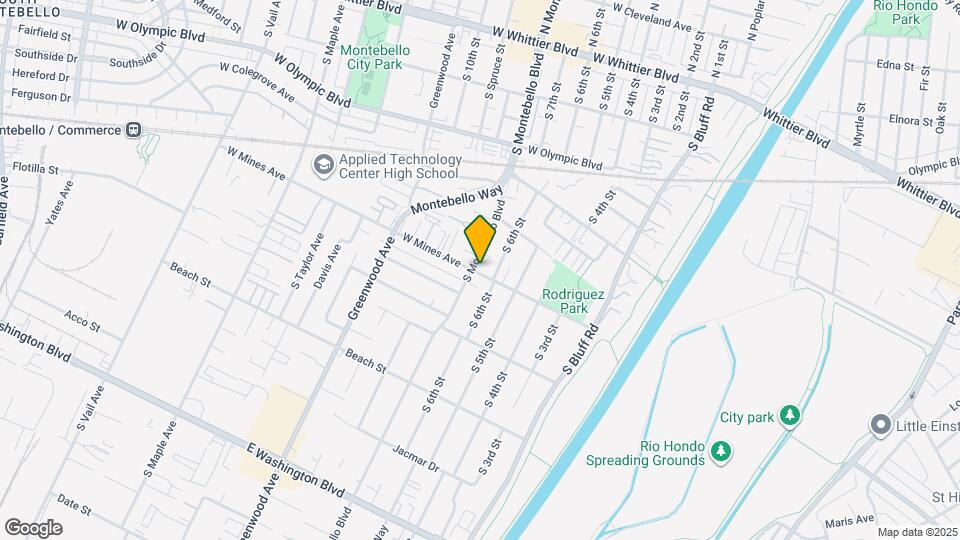 552 S Montebello Blvd Mapa y Detalles de la Ubicación