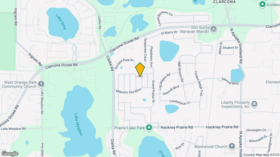 2500 Twisting Sweetgum Way Map and Location Details