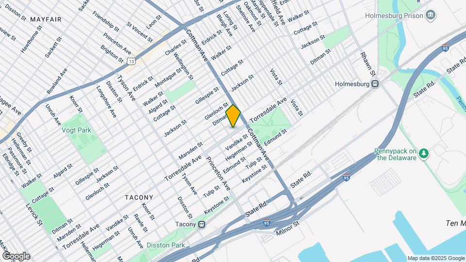 7208 Torresdale Ave Map and Location Details