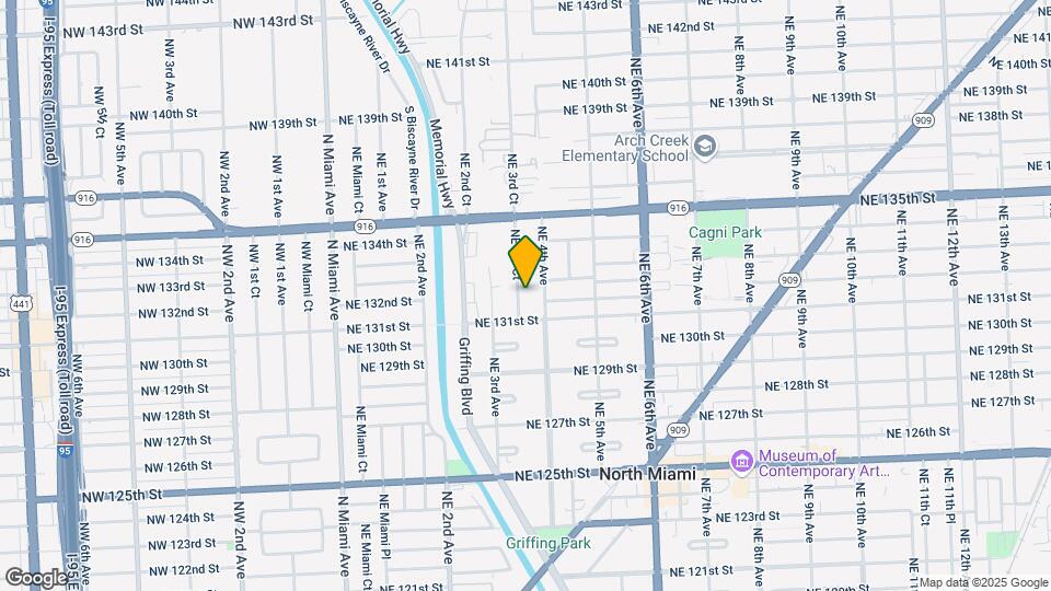 13203 NE 3rd Ct, Unit 13203 Mapa y Detalles de la Ubicación
