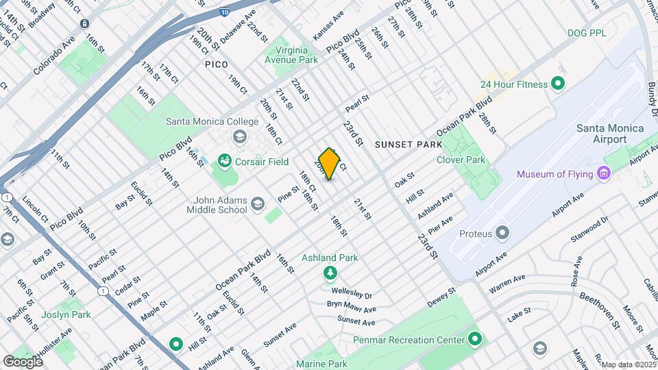 2451 20Th St Mapa y Detalles de la Ubicación
