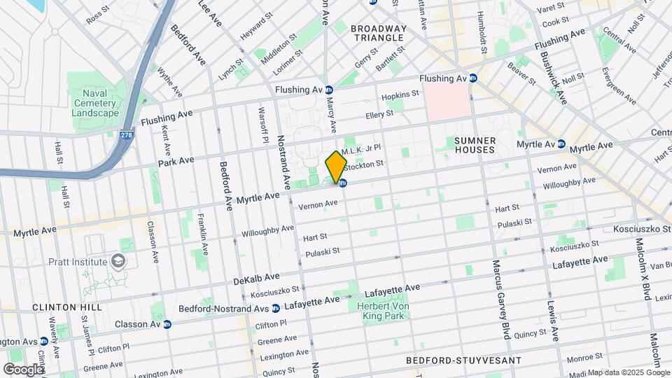 816 Myrtle Ave Map and Location Details