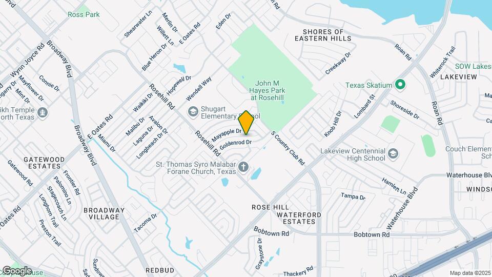 1121 Goldenrod Dr Map and Location Details