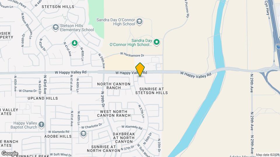 3623 W Villa Linda Dr Map and Location Details