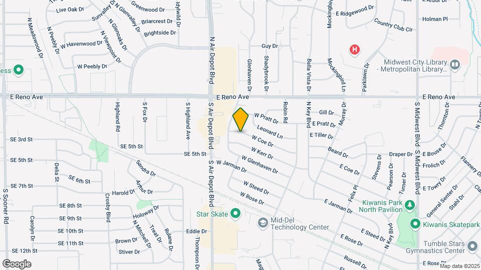 312 W Coe Dr Map and Location Details