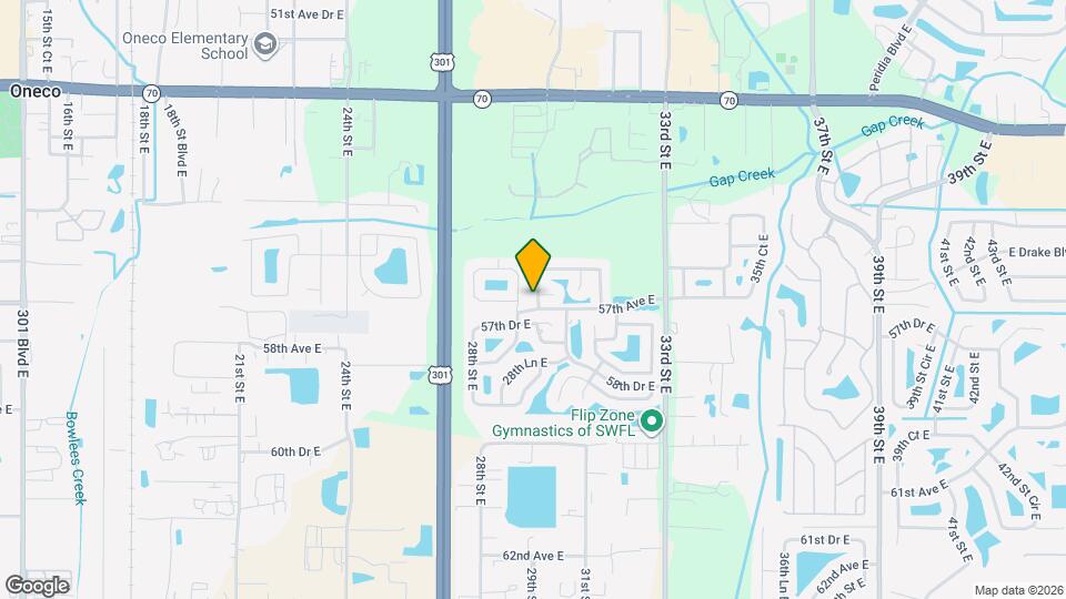 5604 29th St Cir E Map and Location Details