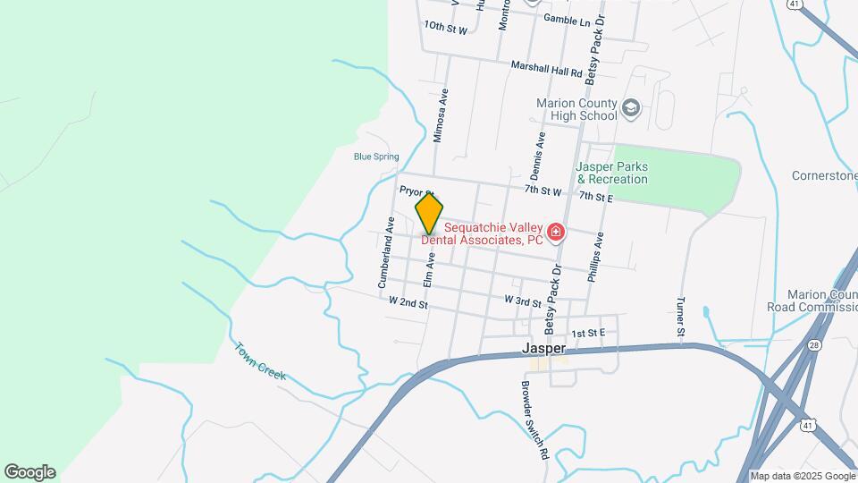 411 Elm Ave Map and Location Details