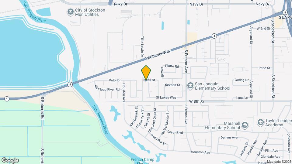 2234 Wall St Map and Location Details