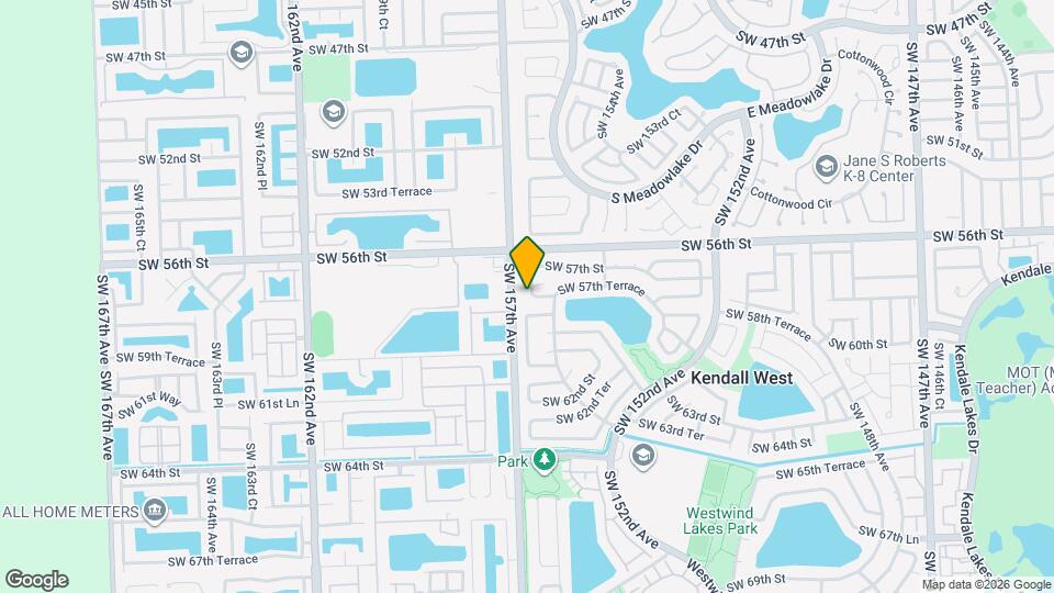 5790 SW 156th Ct Map and Location Details