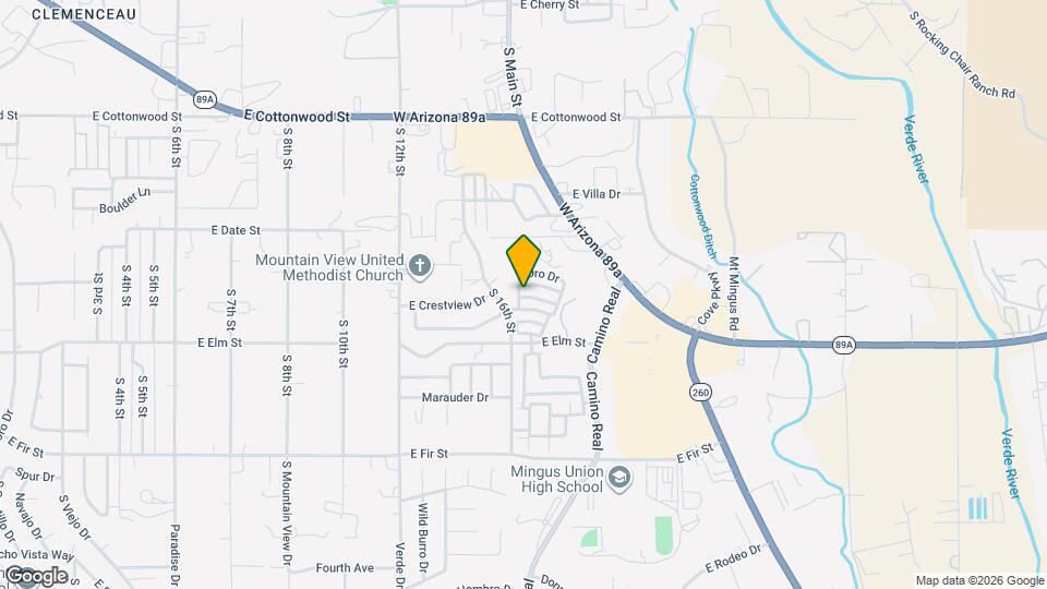 1650 Manzanita Dr Map and Location Details