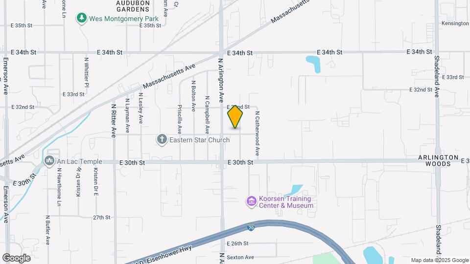 3104 N Webster Ave Map and Location Details