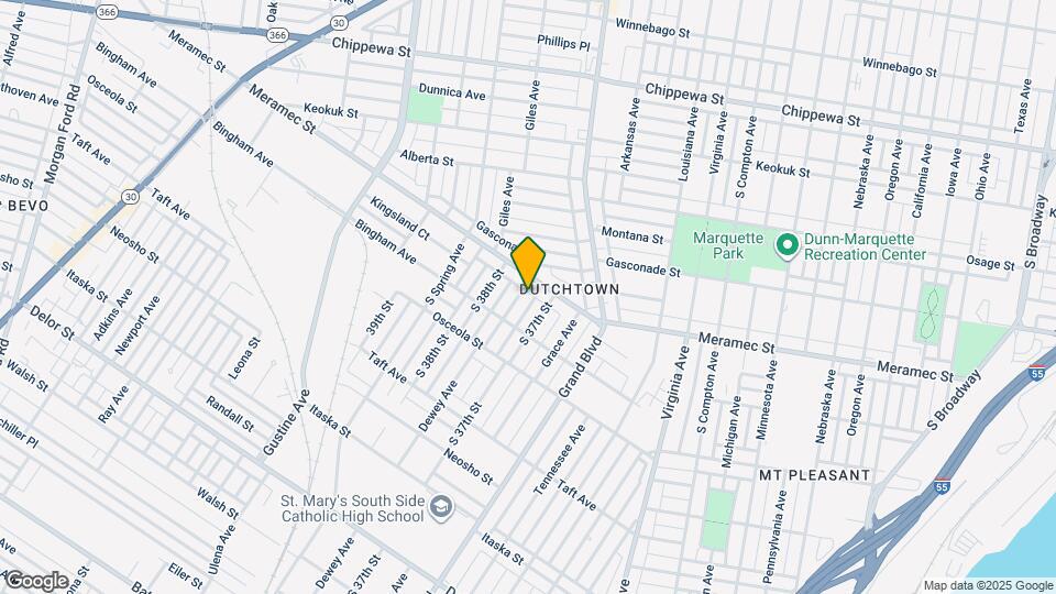 4216-4216 Dewey Ave Map and Location Details