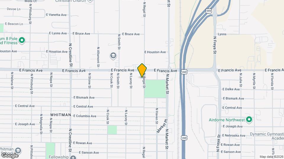 6127 N Regal St Map and Location Details