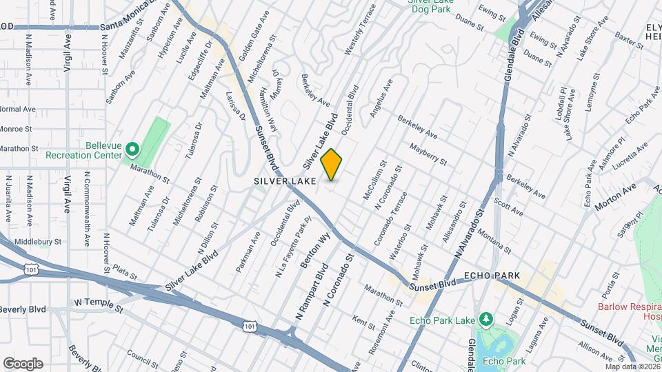 1301 Angelus Ave Map and Location Details