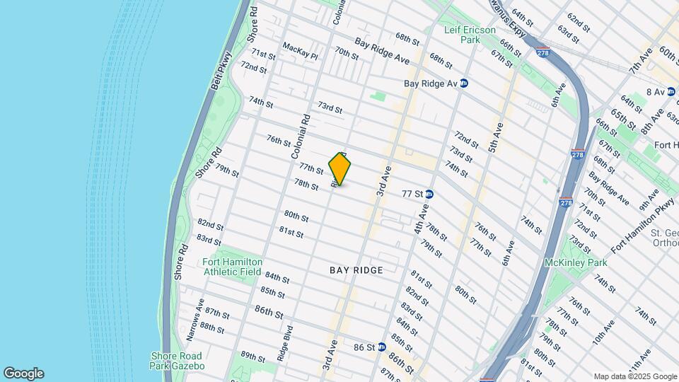 7721 Ridge Blvd Mapa y Detalles de la Ubicación