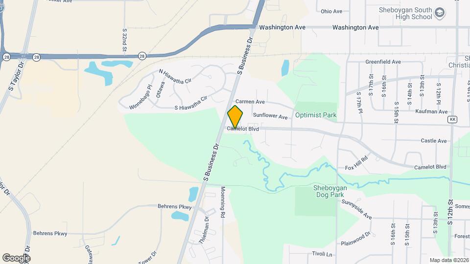 2601 Camelot Blvd Map and Location Details