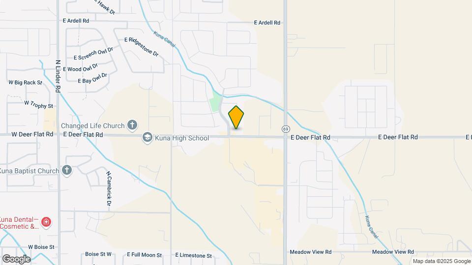 1618 N Snowfield Pl Map and Location Details