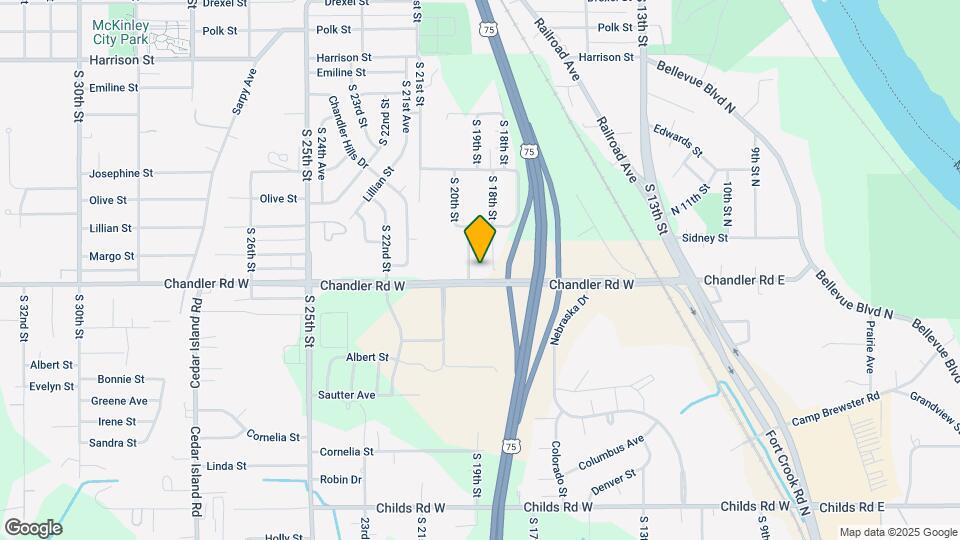 1802 Chandler Rd W Map and Location Details