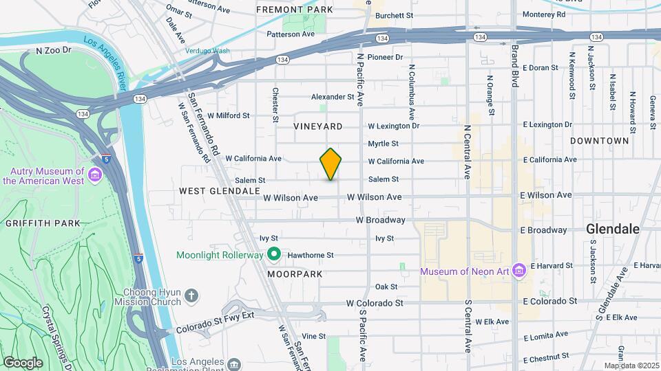 544 Salem St Map and Location Details