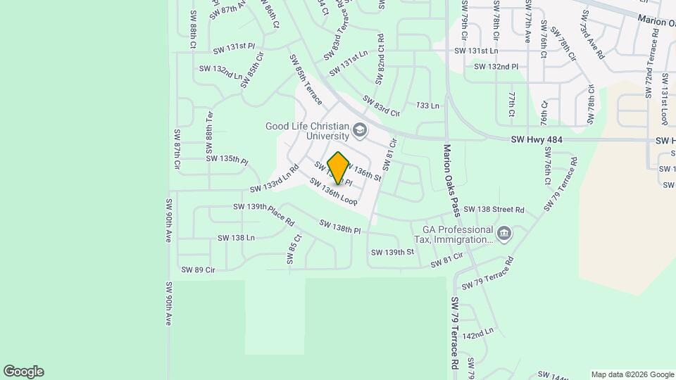 8509 SW 136th Loop Map and Location Details