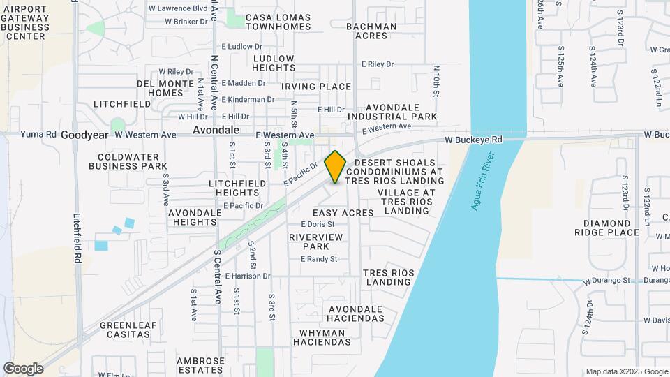610 E Agua Fria Ln Map and Location Details